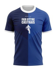 T-shirt Fier d'être Castrais - Supporters Castres