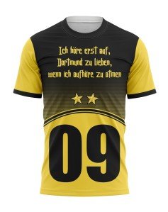 T-shirt Ich höre erst auf, Dortmund zu lieben, wenn ich aufhöre zu atmen - Fans Dortmund