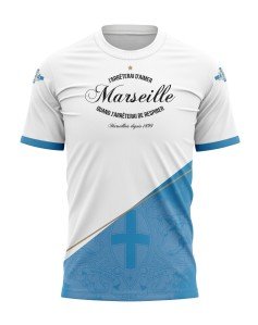 T-shirt J'arrêterai d'aimer Marseille quand j'arrêterai de respirer - Supporters Marseille