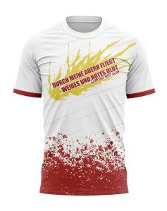 T-shirt Durch meine Adern fließt weißes und rotes Blut - Supporters Leipzig