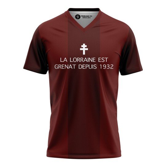 T-shirt La lorraine est grenat depuis 1932 - Supporters Metz