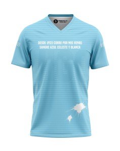 T-shirt Desde 1923 corre por mis venas sangre azul celeste y blanca - Supporters Vigo