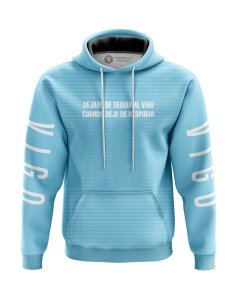 Sweat à capuche Dejaré de seguir al Vigo cuando deje de respirar - Supporters Vigo