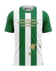 T-shirt Desde 1907 corre por mis venas sangre verde y blanca - Supporters Béticos