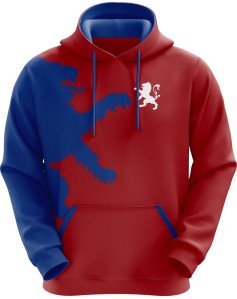Sweat à capuche Notre drapeau ne flotte pas grâce au vent - Supporters Lyon