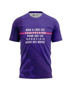 T-shirt dieu a créé les Toulousains - Supporters Toulouse