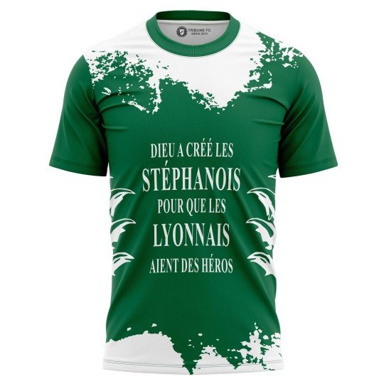 T-shirt Dieu a créé les Stéphanois - Supporters Saint Etienne