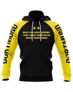 Sweat à capuche Unser Team wurde gegründet, damit andere Vereine sich ein Beispiel nehmen können - Supporters Dortmund
