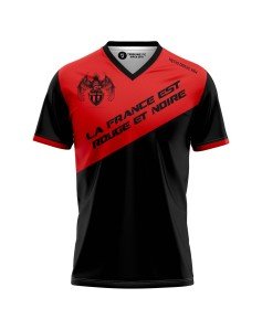 T-shirt La France est rouge et noire - Supporters Nice