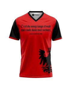 T-shirt C'est du sang rouge et noir qui coule dans mes veines - Supporters Nice